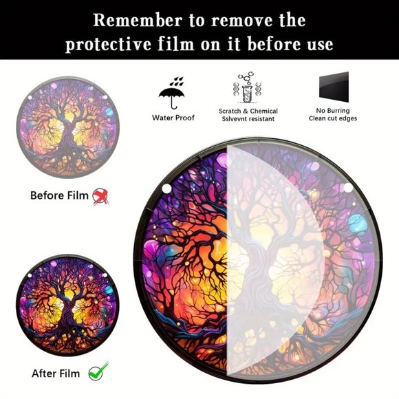 Suncatcher New Tree Of Life Hanging Wall Window Colorful In/Outdoor Mystic NEW - Picture 2 of 2